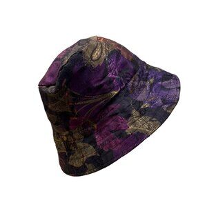 Floral Bucket Hat With Satin Lining